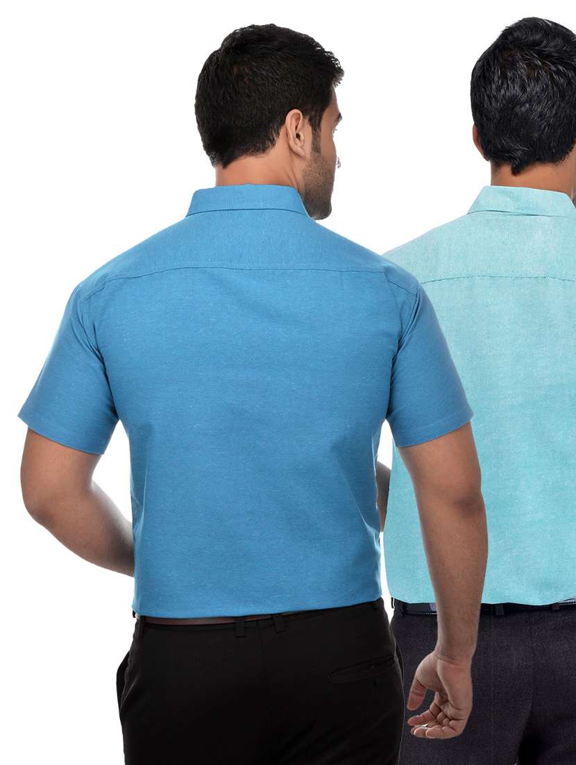 mens solids formal shirt - 18423392 - Standard Image - 2
