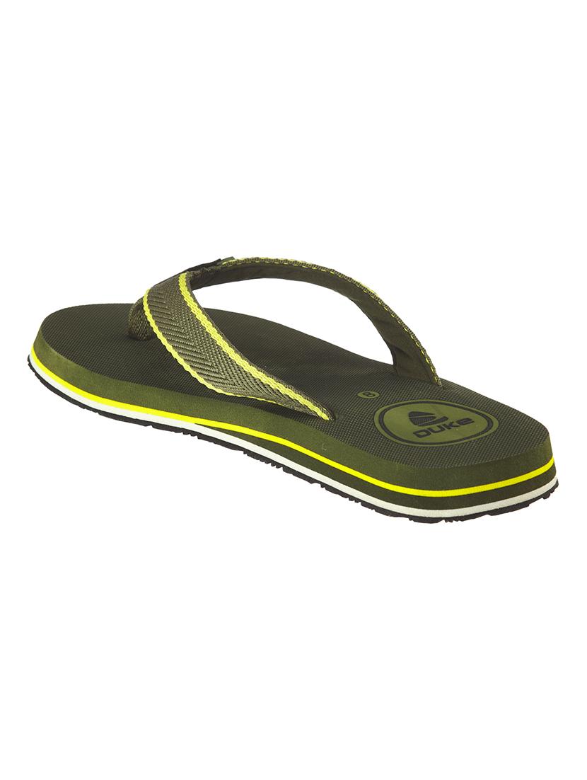 green pu slip on flip flops - 18423727 - Standard Image - 2