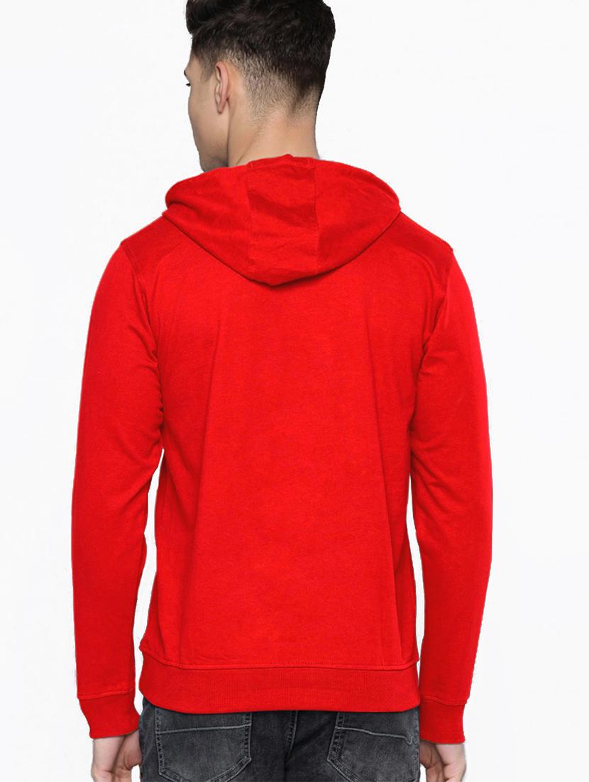 red chest print sweatshirt - 18424082 - Standard Image - 2
