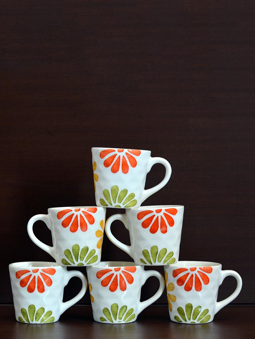 charming set of 6 teacups | cup set | tea cups | set of 6 cups