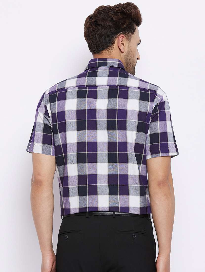 mens checks formal shirt - 18425373 - Standard Image - 2
