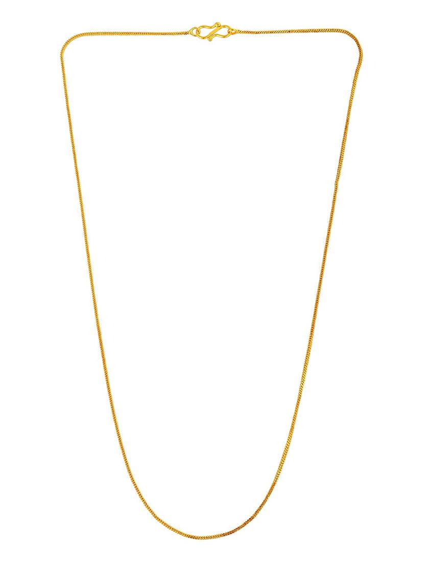 gold plated chain necklace - 18425960 -  Zoom Image - 0