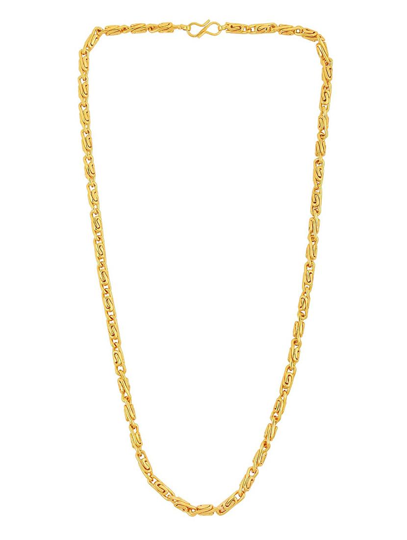 gold plated chain necklace - 18426065 -  Zoom Image - 0