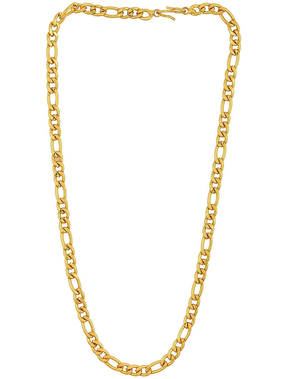 gold plated chain necklace - 18426066 - Zoom Image - 0