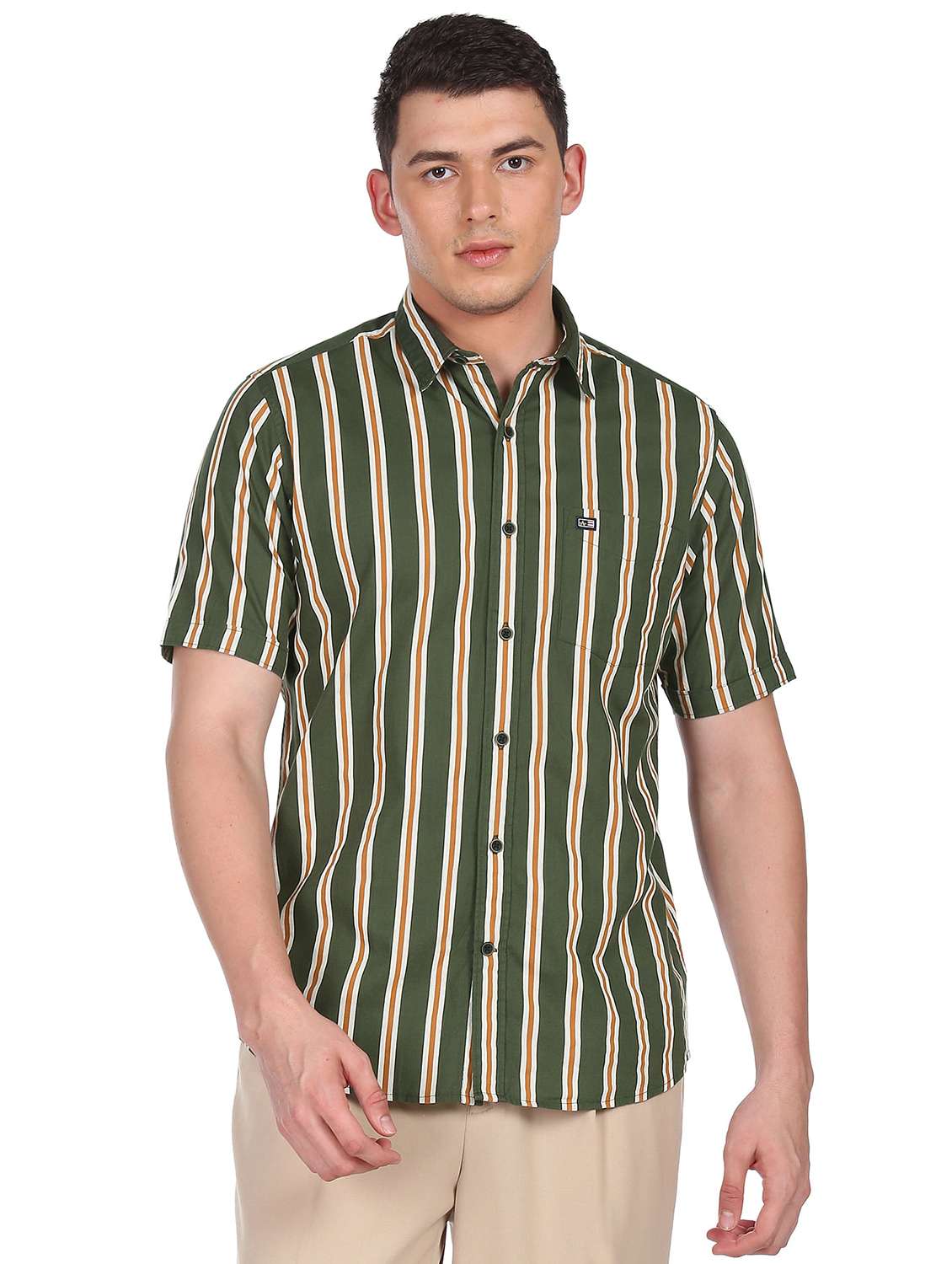 mens stripes casual shirt