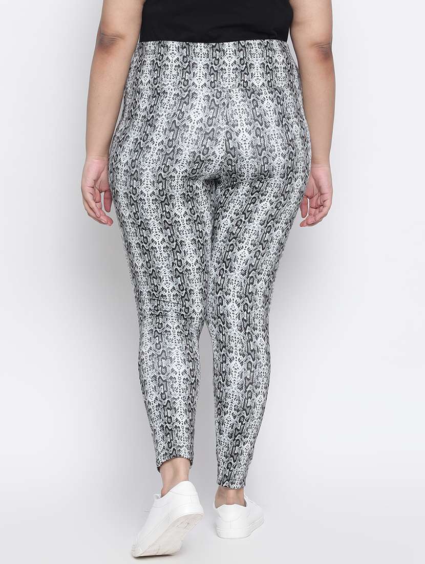 high rise printed jegging - 18426896 -  Standard Image - 2