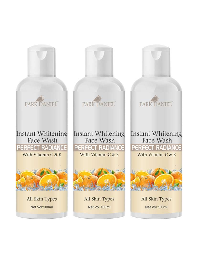 park daniel instant whitening face wash- pack of 3 of 100 ml
