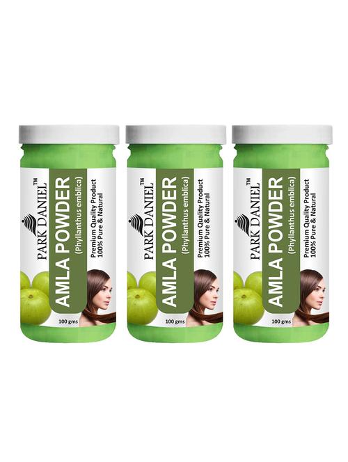 park daniel premium amla powder combo pack 3 bottles of 100 gms(300 gms) - 18427191 - Standard Image - 0
