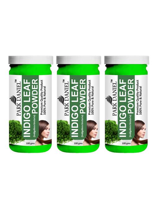 park daniel premium indigo powder combo pack 3 bottles of 100 gms(300 gms) - 18427215 - Standard Image - 0