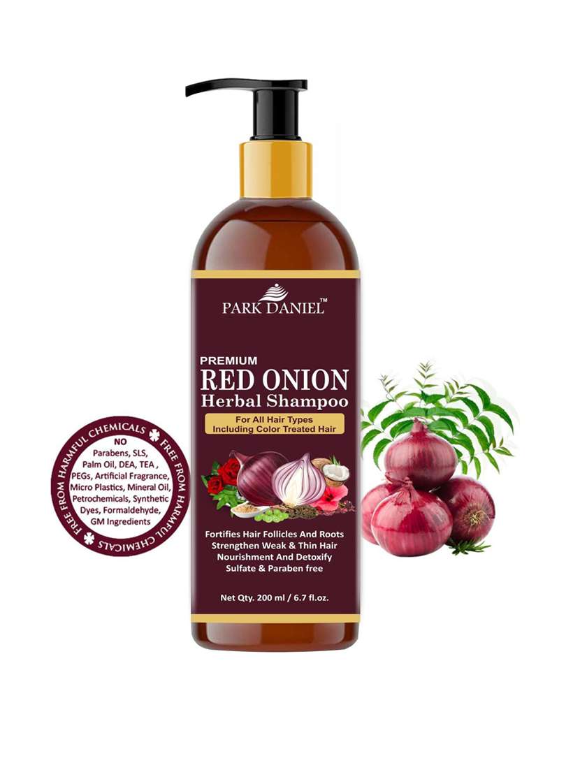 Park Daniel Red Onion Oil Herbal Shampoo (200 Ml)