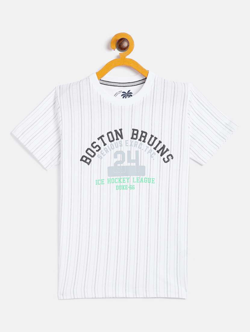 white striped  t-shirt