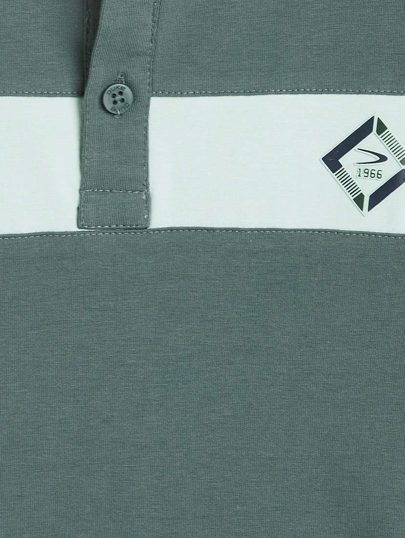 purist blue color block t-shirt - 18429938 -  Standard Image - 2