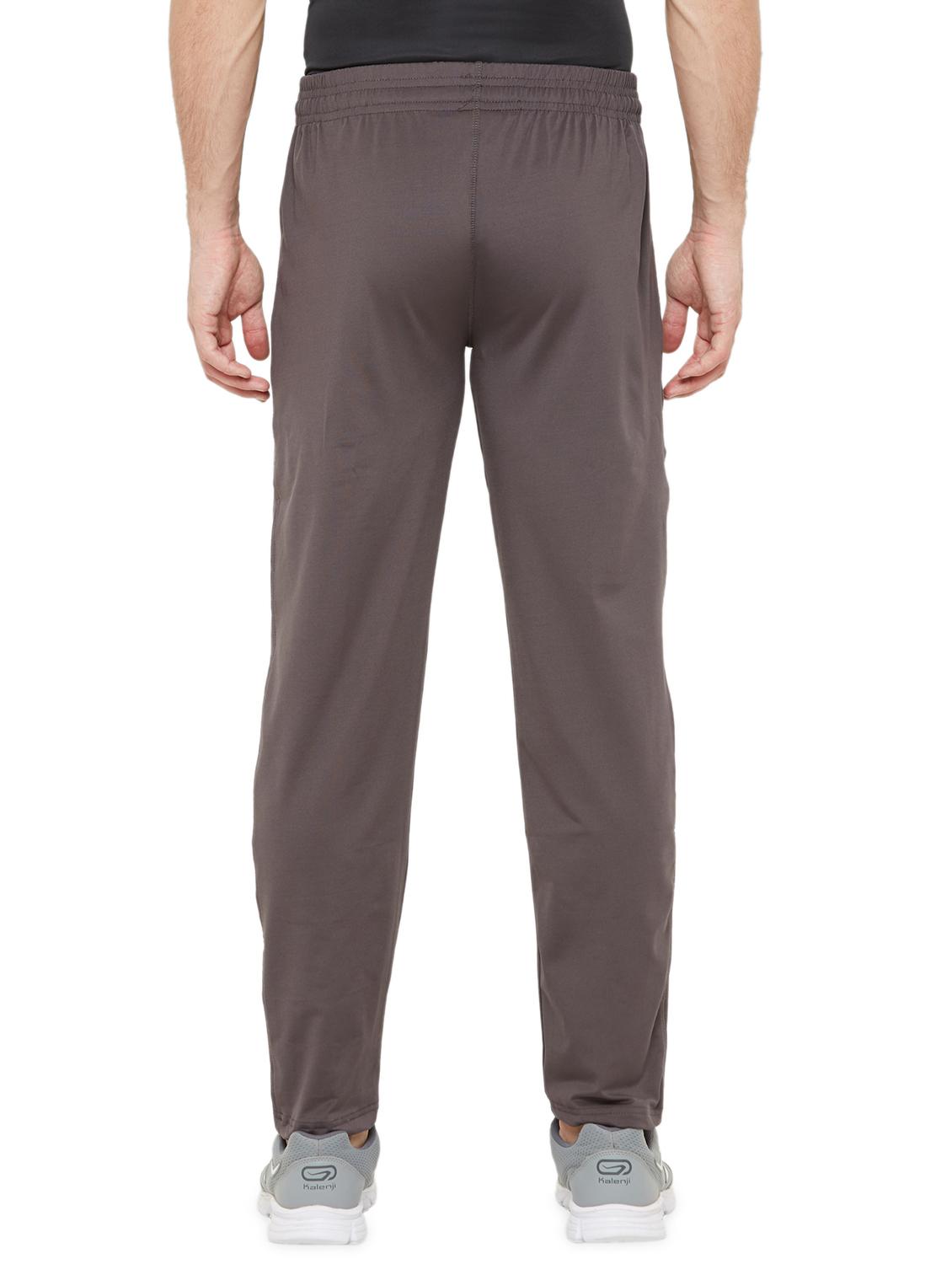 taupe solid track pant - 18429967 - Standard Image - 2