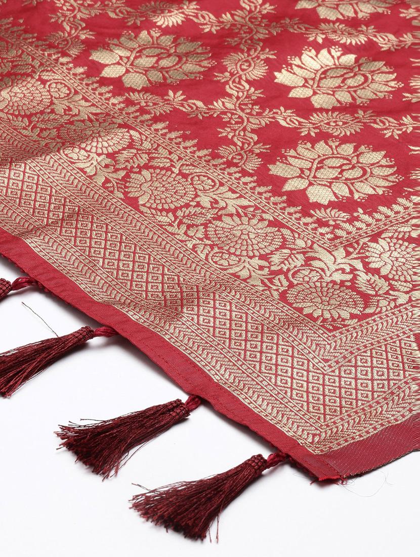 floral banarasi dupatta - 18430508 - Standard Image - 2