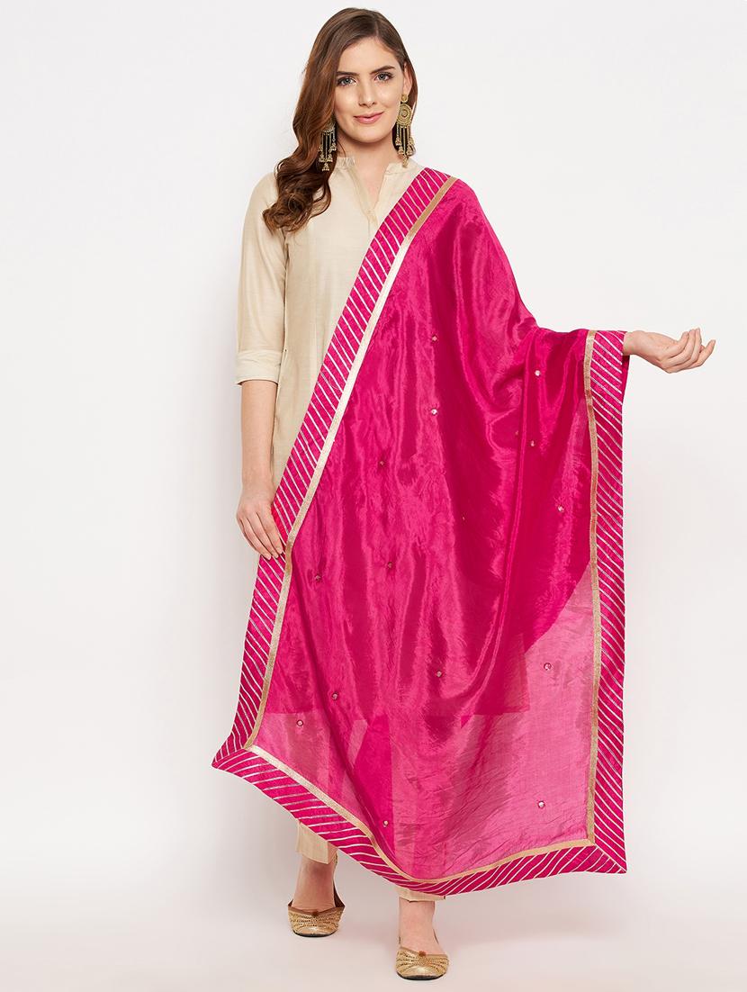 mirror work dupatta - 18431153 -  Zoom Image - 0