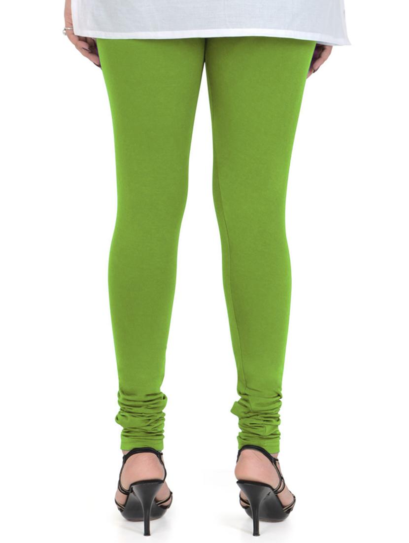 green solid churidar - 18431798 - Standard Image - 2