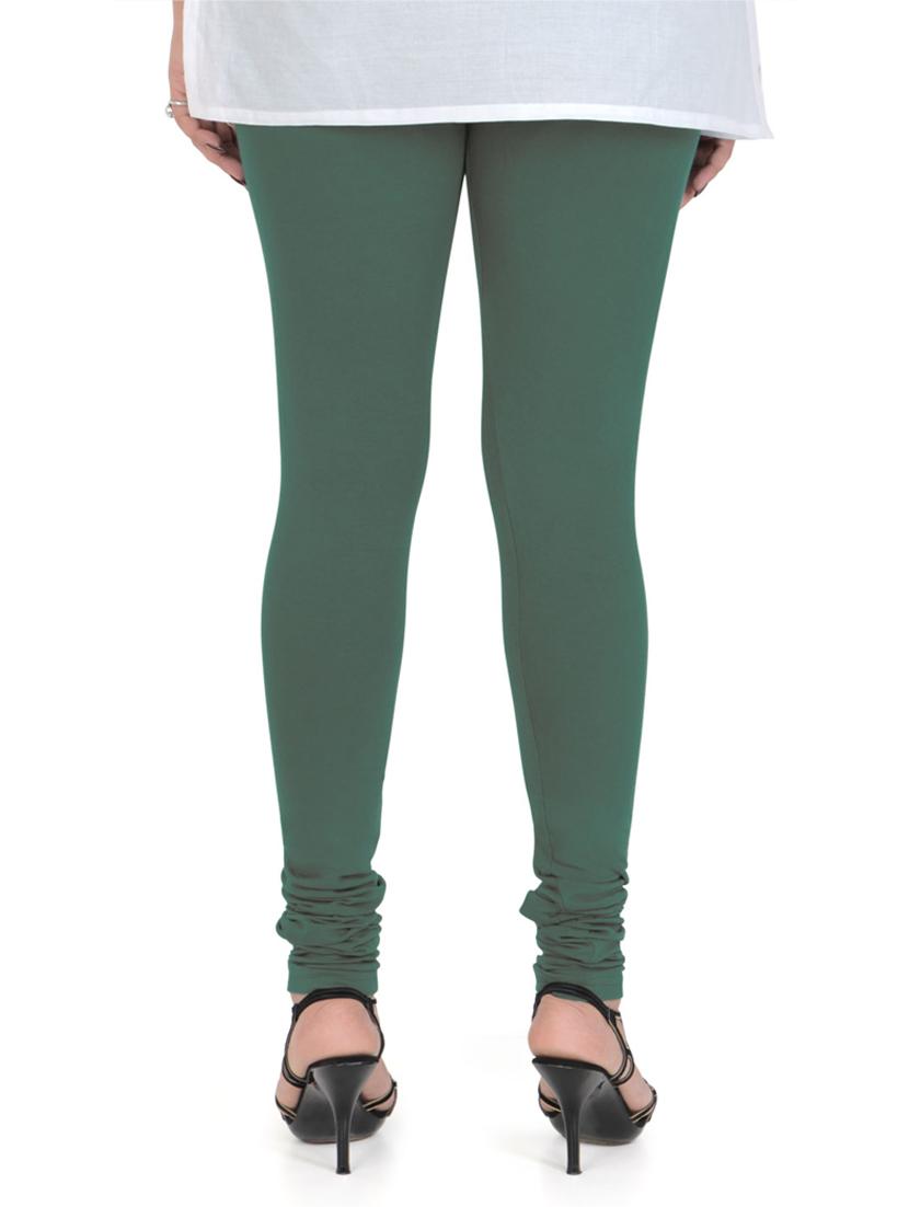 green solid churidar - 18431817 - Standard Image - 2