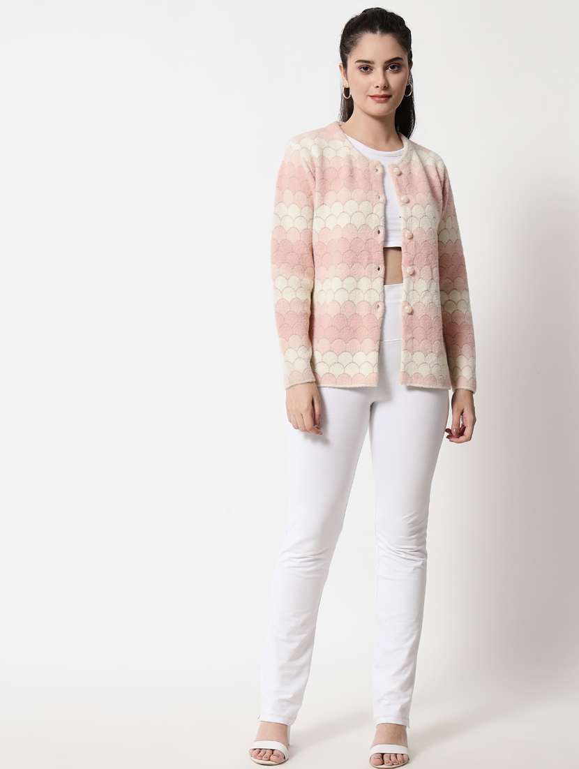 long sleeved self-designed cardigan - 18432048 - Standard Image - 2