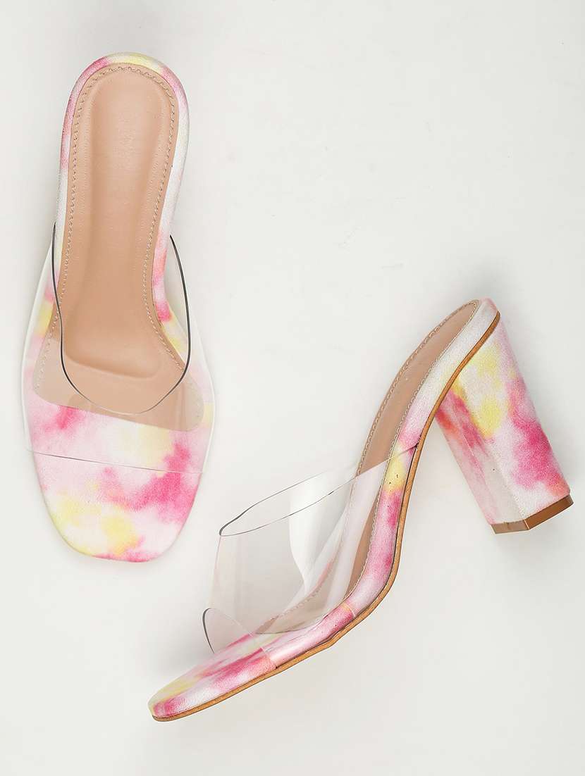 pink suede slip on sandals - 18432200 -  Standard Image - 2