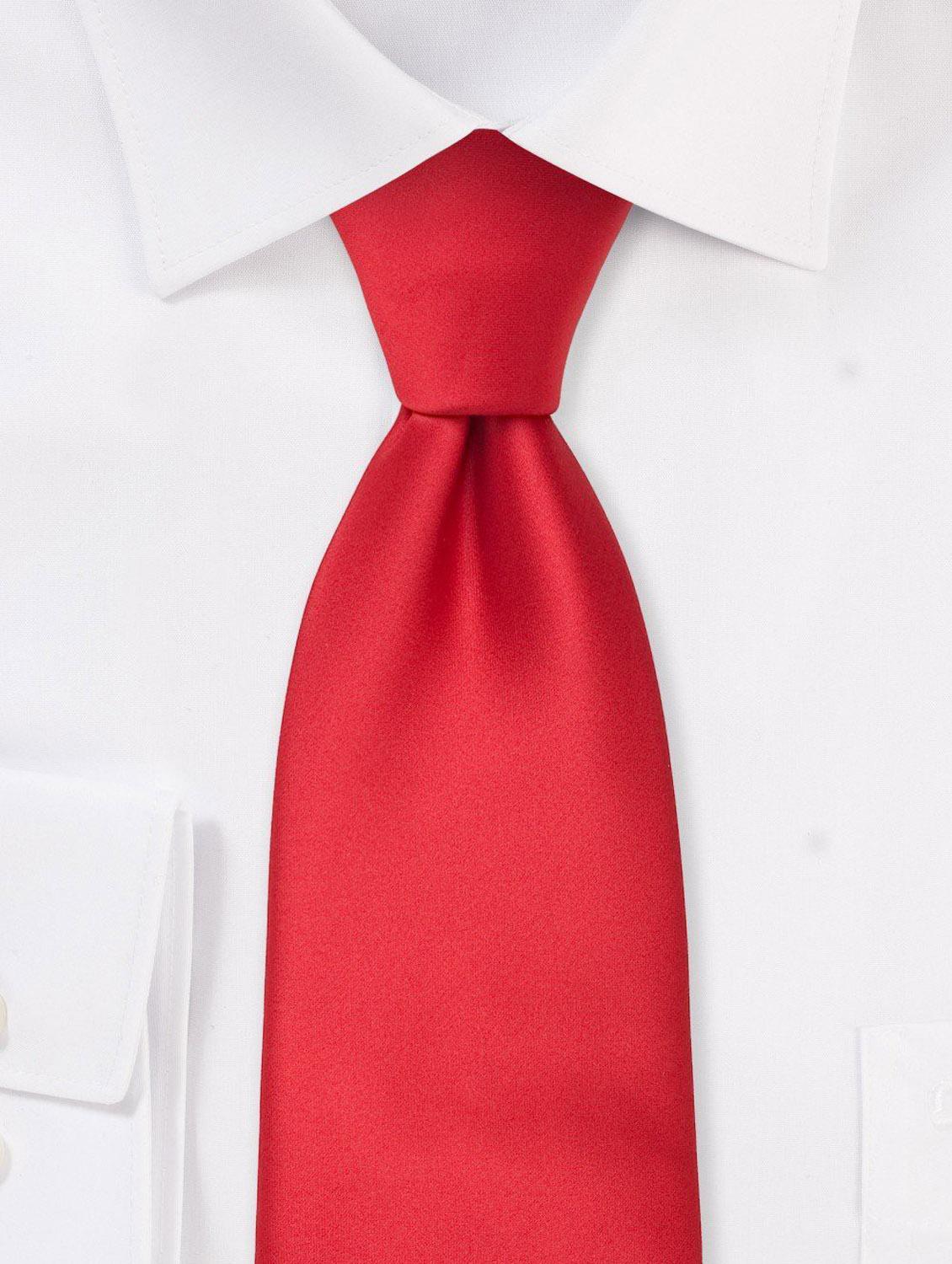 red silk blend ty - 18432337 - Standard Image - 2