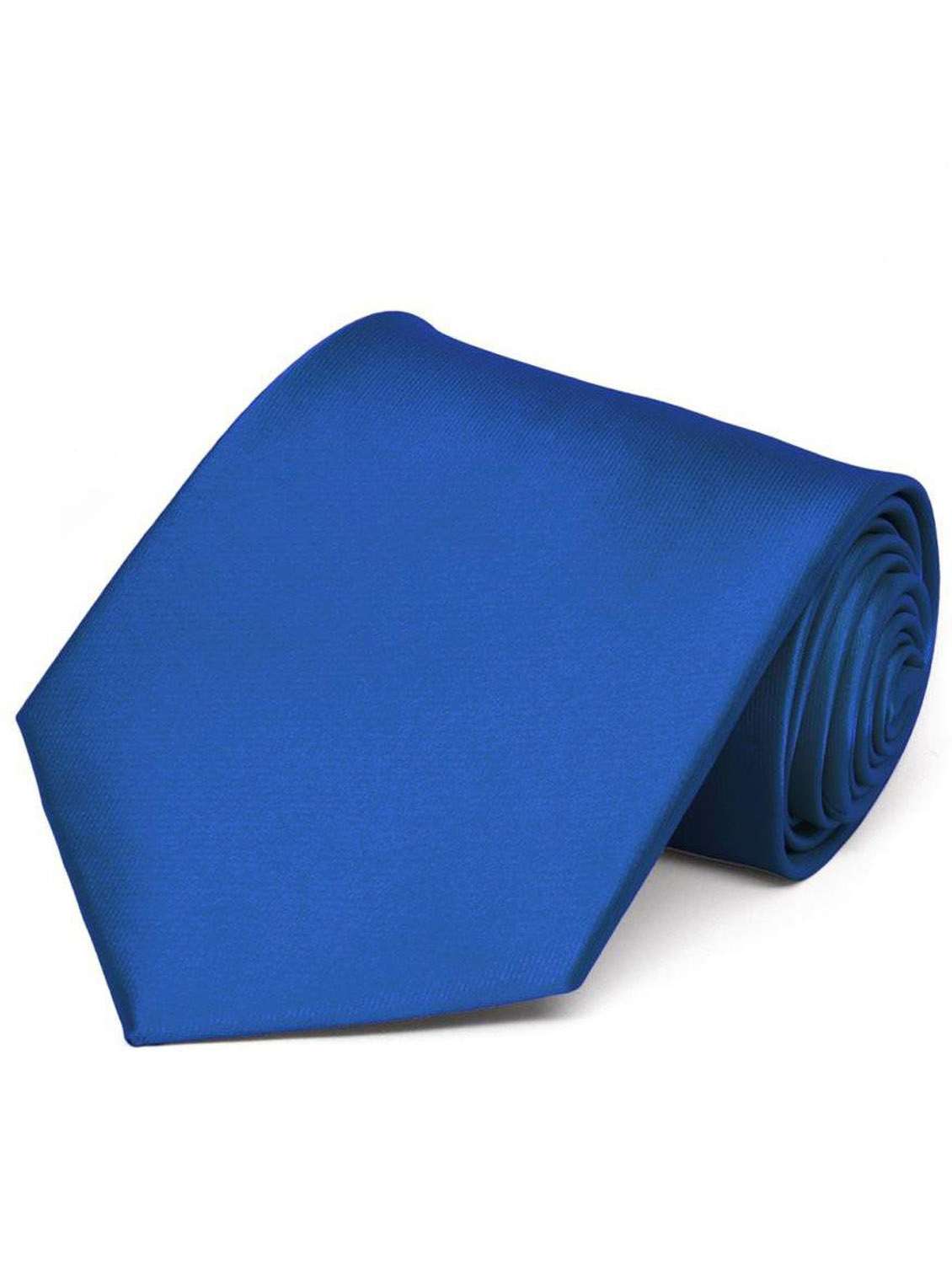 blue silk blend ty - 18432343 - Zoom Image - 0