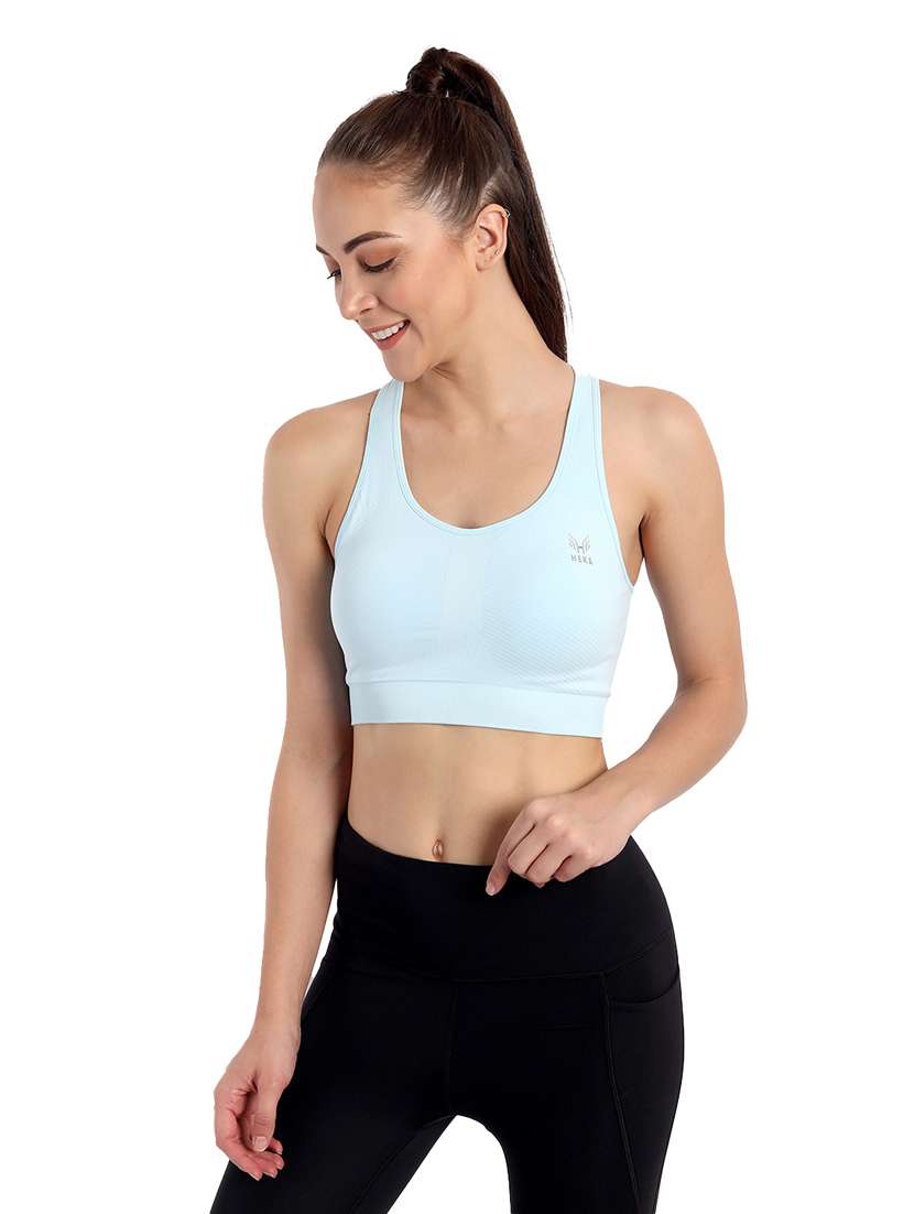 Racer Back Lightly Padded Sports Bra
