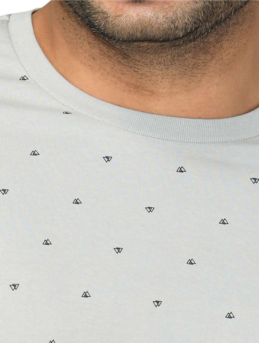 grey printed t-shirt - 18434417 -  Standard Image - 2