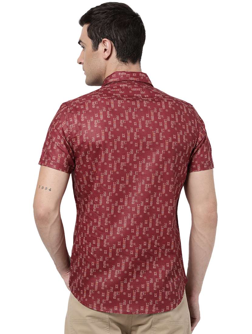 mens geometric casual shirt - 18435117 -  Standard Image - 2