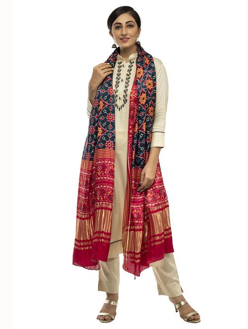 floral printed dupatta - 18436205 -  Standard Image - 0