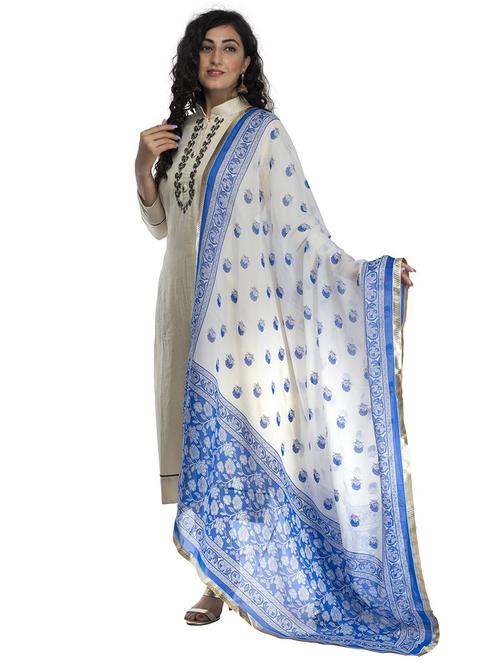 floral printed dupatta - 18436217 - Standard Image - 0