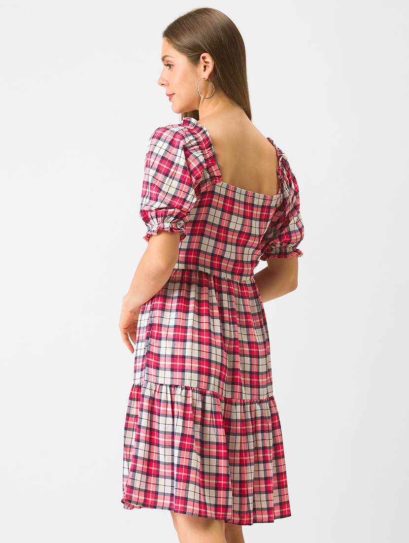 women's tiered dress polka dots dress - 18436260 -  Standard Image - 2