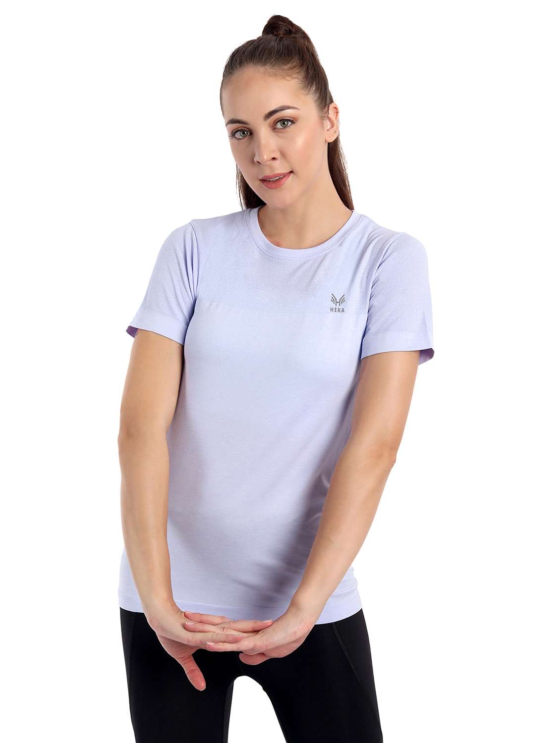 women's plain round neck t-shirt