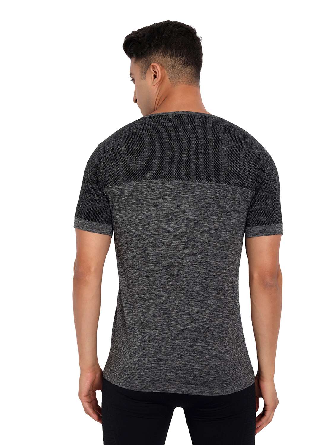 black chest-printed t-shirt - 18436325 -  Standard Image - 2