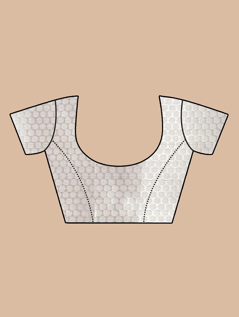zari work woven saree with blouse - 18436744 - Standard Image - 2
