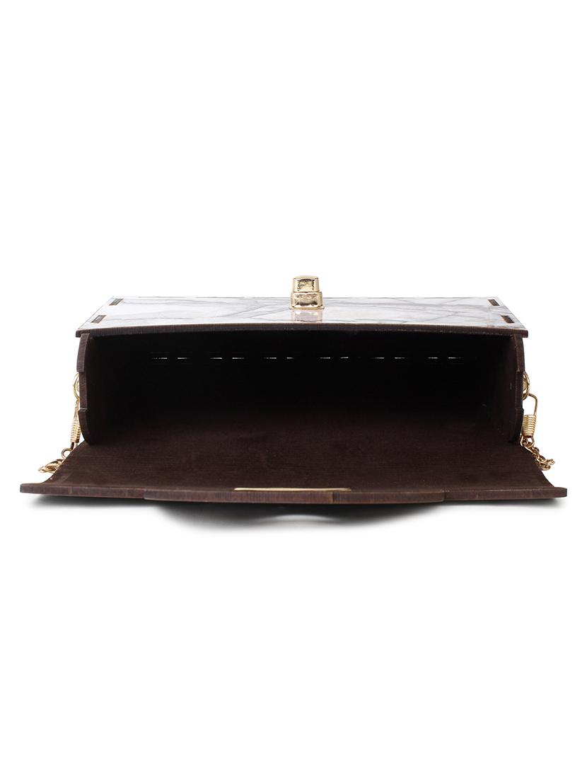 white wood regular clutch - 18437081 - Standard Image - 2