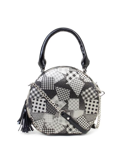 black checked regular sling bag - 18437091 -  Standard Image - 0