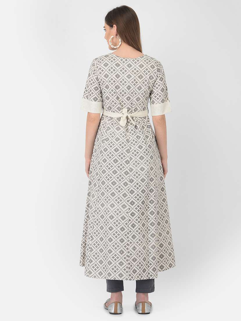 women's asymmetric kurta - 18437099 -  Standard Image - 2