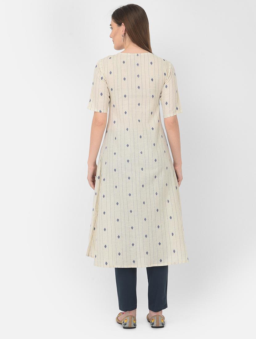 women's flared kurta - 18437101 - Standard Image - 2