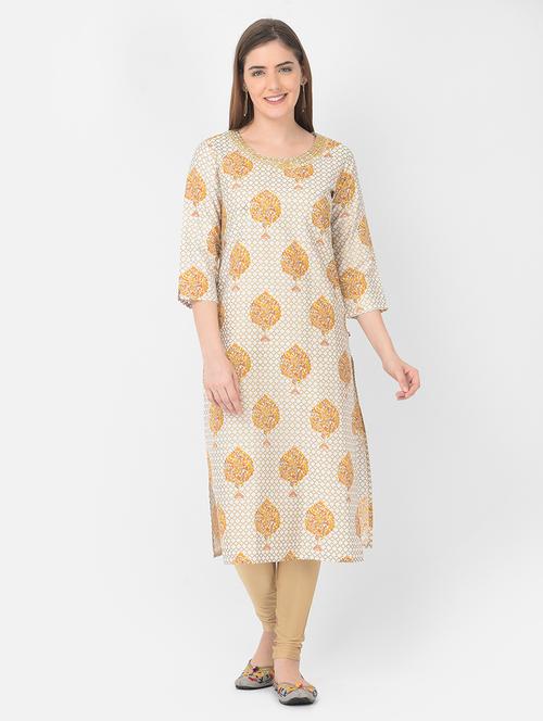 women's straight kurta - 18437115 - Standard Image - 0