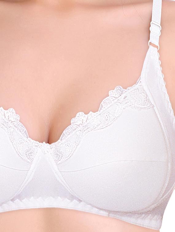 white lightly padded t-shirt bra - 18437522 -  Standard Image - 2