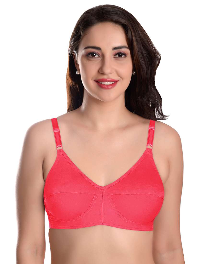 coral non padded regular bra