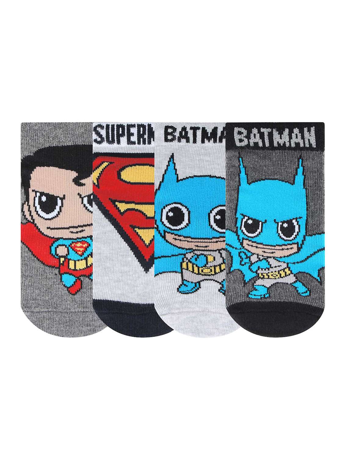 pack of 4 printed above ankle length socks