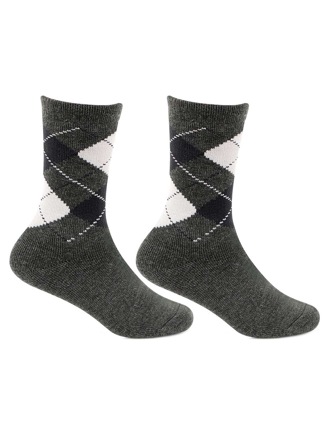 boys grey printed above ankle length socks