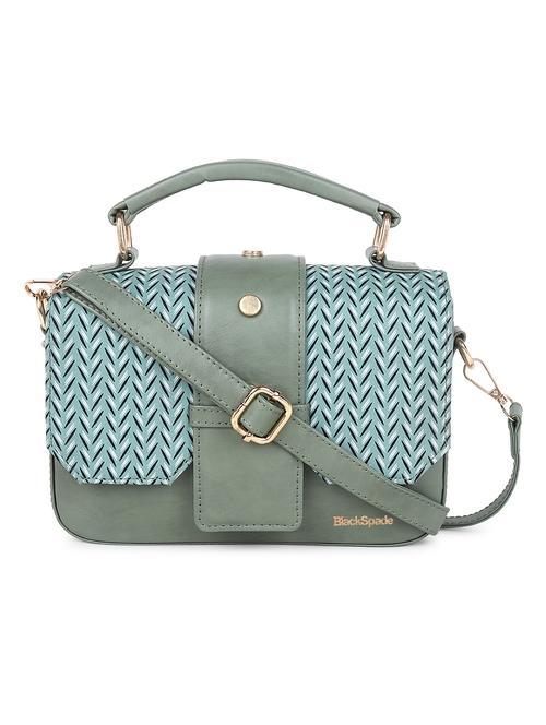 green printed regular sling bag - 18438548 - Standard Image - 0