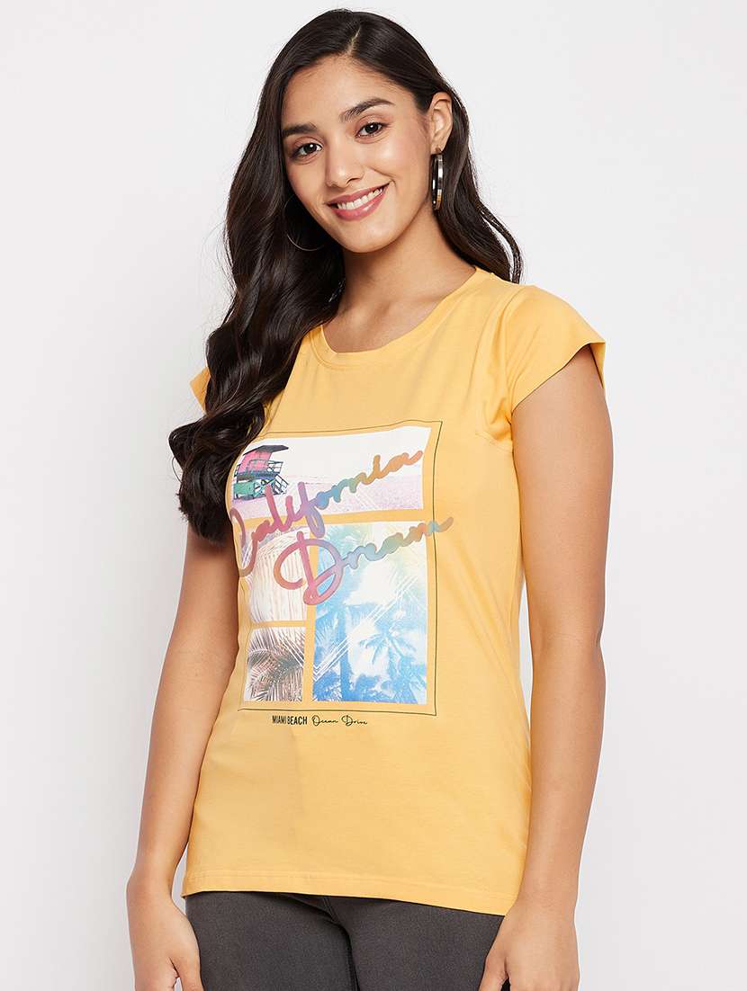 round neck graphic tee 