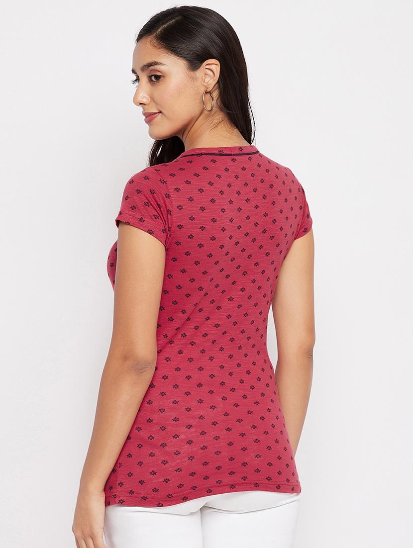 round neck printed tee - 18438597 - Standard Image - 2