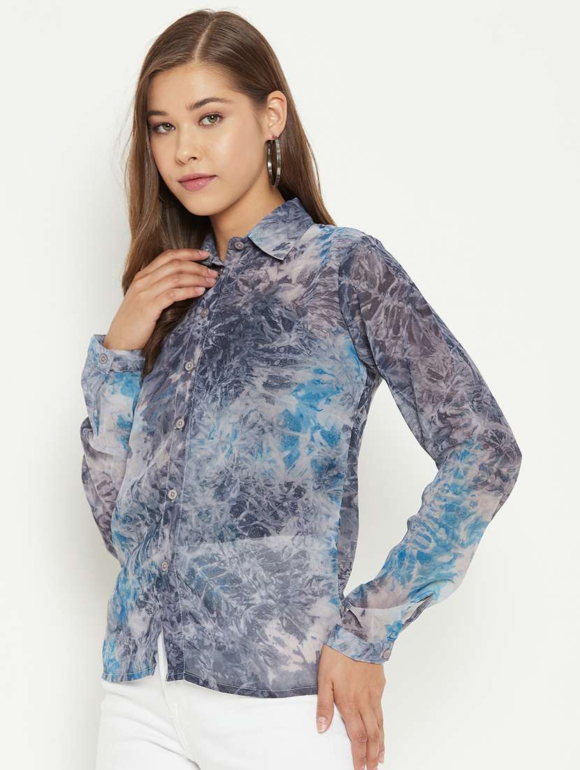 long sleeved printed regular shirt - 18439796 -  Standard Image - 2