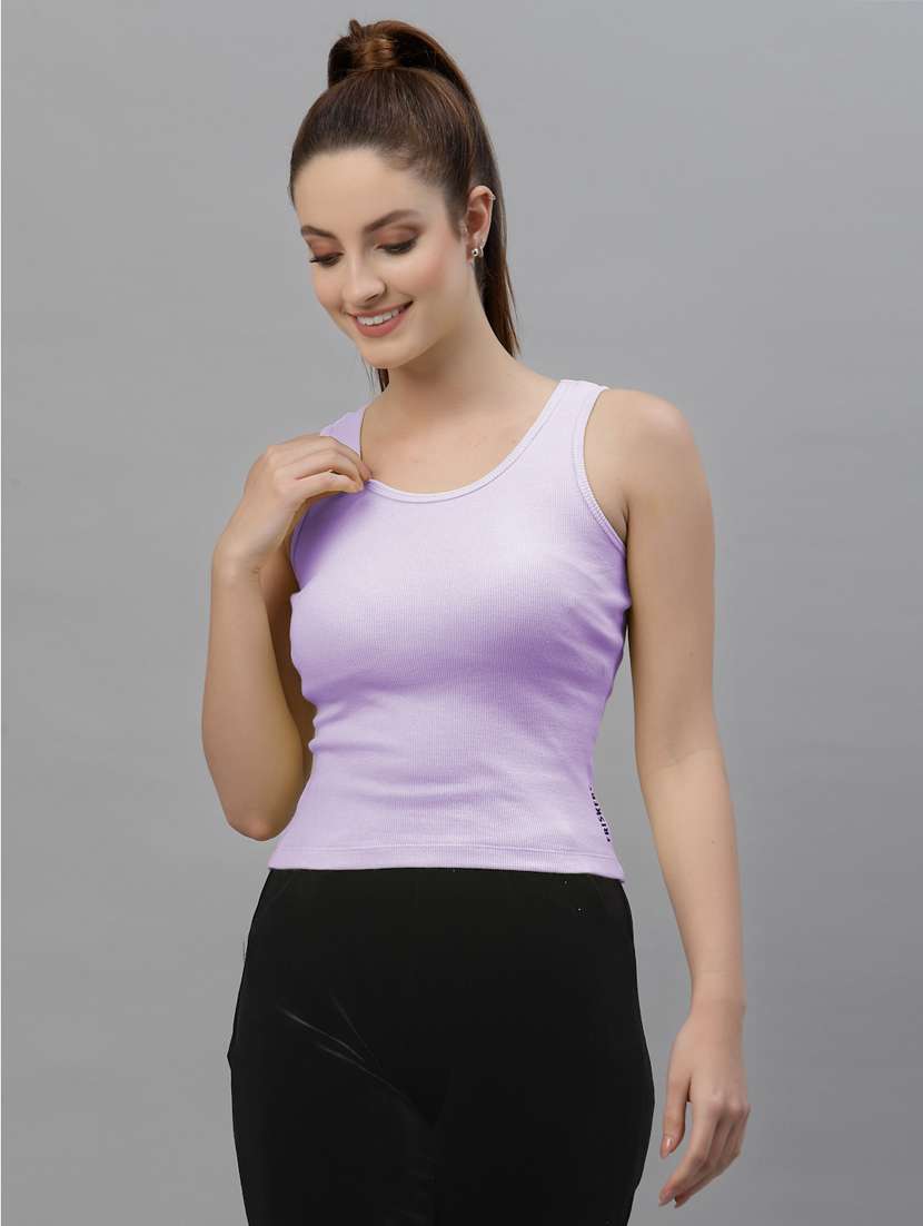 women's crop round neck top - 18439835 - Zoom Image - 0