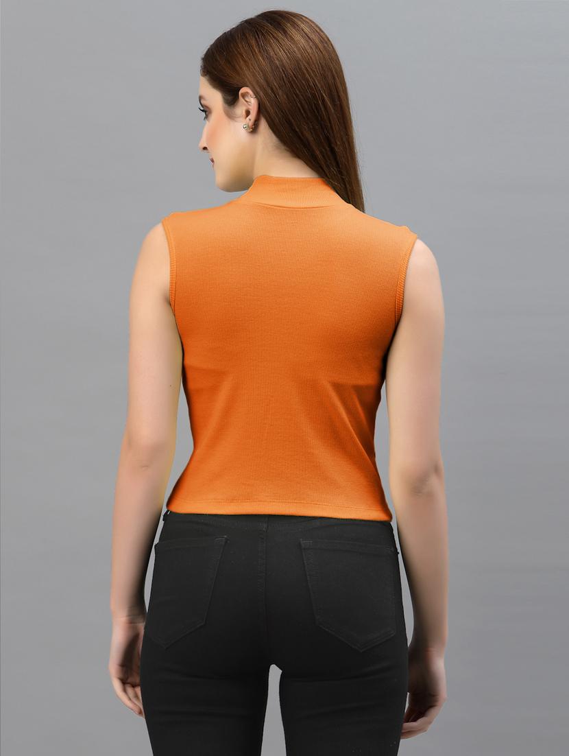 women's crop turtle neck top - 18439849 - Standard Image - 2