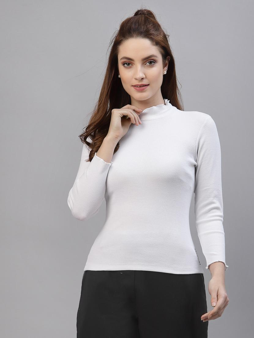 women white long sleeved solid regular top - 18439856 - Zoom Image - 0